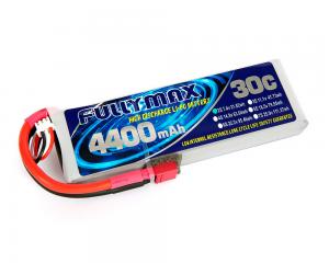 China FULLYMAX Li-po Battery packs 30C 4400mAh 2S 7.4V with T Plug for RC Car Boat Truck Heli Airplane on sale