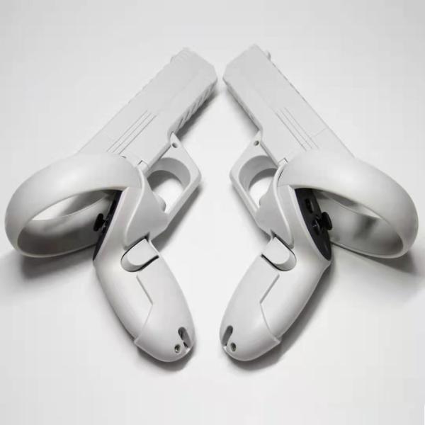 Quality 2021 New VR Game Gun Case Protective Cover Touch Controller Grip for Oculus Quest 2 Game Gun shell(1 pair) for sale