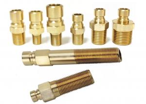  Brass Extension Nipple Fire Hose Adaptor Nipple With BSP NPT Thread DME Mold Parts Manufactures