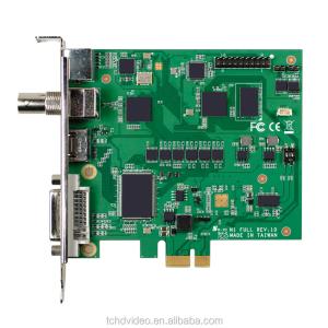 1channel Video Capture Card with SDI/DVI/CVBS Input 1080P60 for PCIE SDK Support