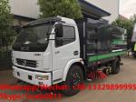 HOT SALE! new best price Dongfeng 120hp diesel road washing sweeper truck, China