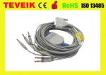 Long Screw Schiller EKG Cable 10 lead ECG Cable and Leadwires for AT3,AT6,CS6