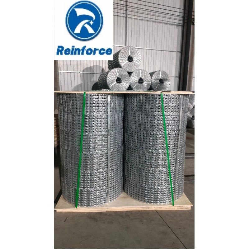 Custom Bending Grid Wave Type Pipeline Reinforcement Mesh Close