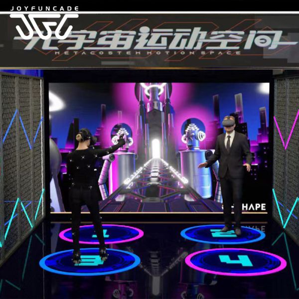 MultiplayerVR Simulator Arcade machine VR Metaverse Motion Space Modular Immersive Simulator VR Universe Motion Space Arcade Machine Metaverse Pop-Up
