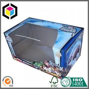  Plastic Window Corrugated Packaging Box; Custom Color Print Toy Packaging Box Manufactures