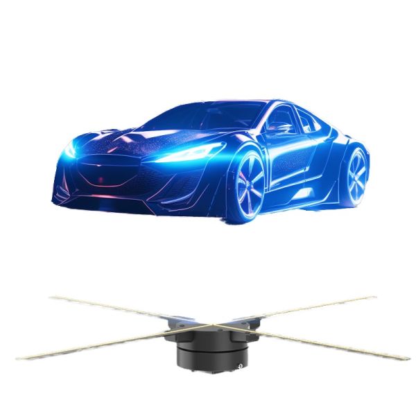 Quality 3D Holographic Fan with Indoor Use Android App Compatibility and Multiple Splicing Support for sale
