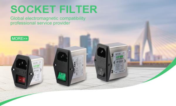Insulation Resistance ≥100MΩ EMC EMI Filter Inlet Socket Filter for Rated