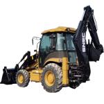 Rotary Load and Unload 2.5 Ton Quick Hitch Backhoe Wheel Loader with Maquinas