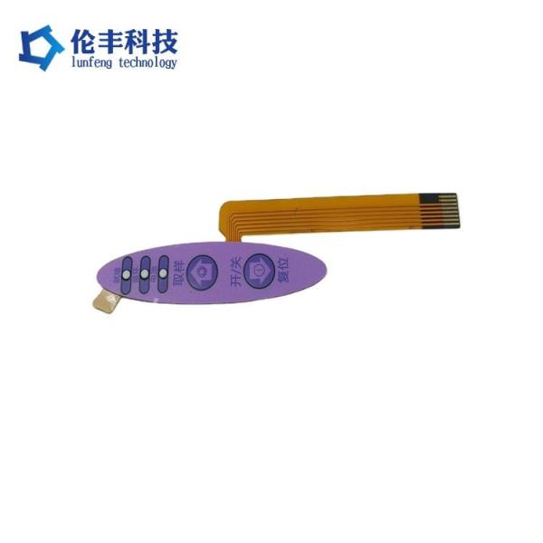  Computer Keyboard FPC Membrane Switch with Screen Printing or Digital Printing and Customized Membrane Switch Overlay Manufactures