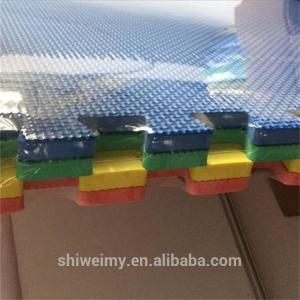 Plain interlocking EVA soft foam exercise floor mats