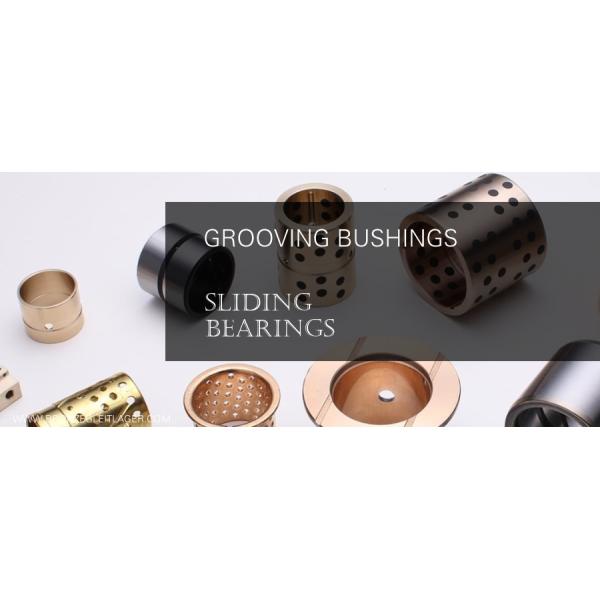 Solid Cast Bronze Bearings Bronze Copper Groove Bearings Plastics For Processing & Metal Stamping Industries