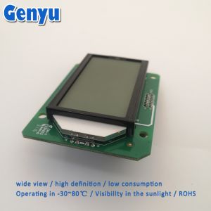 Monochrome HTN 7 Segment Display with 6 O' Clock Viewing Angle Customized Size