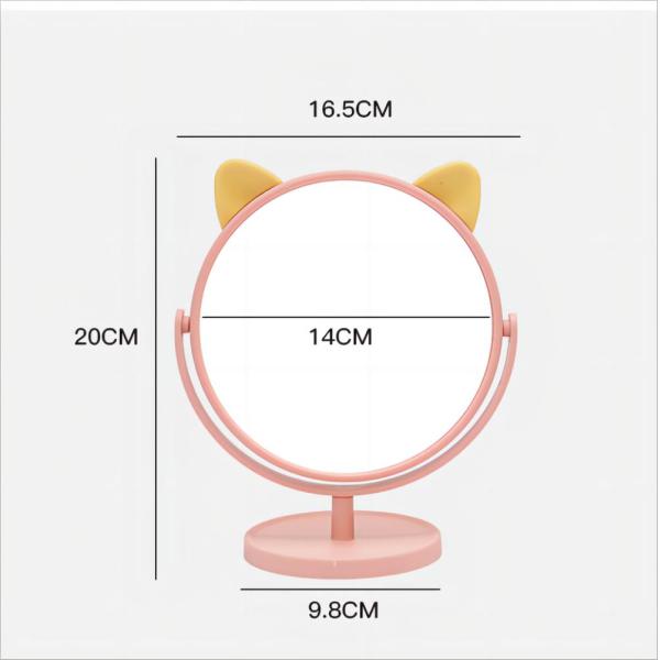 Fashion Design Style Vanity Dressing Compact Mirror for Packaging Customization
