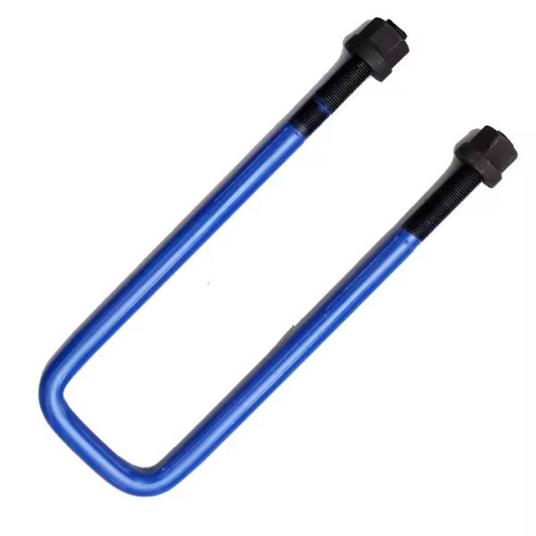 Quality 10.9 Grade U Bolt Pipe Clamp Galvanized U Bolts Blue For Replace for sale