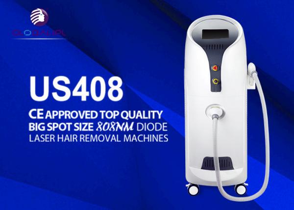 Quality 808nm Diode Laser Hair Removal Machine With 10.4" Color Touch LCD Screen for sale