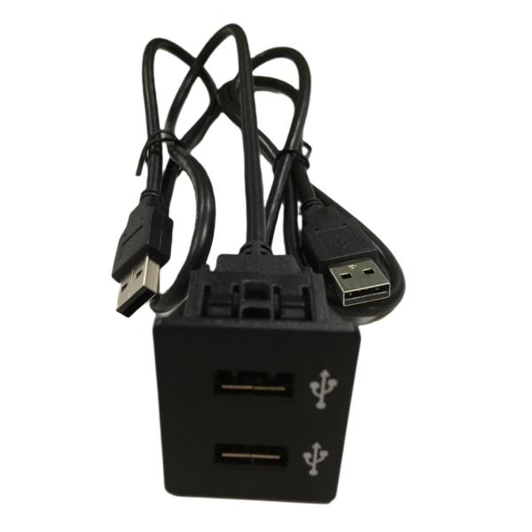 Car Dash Cable Wire Harnesses Single Dual Car Charger USB Socket