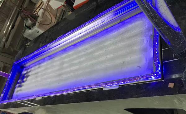Commercial Buffet Equipment for Salad and Seafood, LED Lighting Refrigerated Buffet Display Table