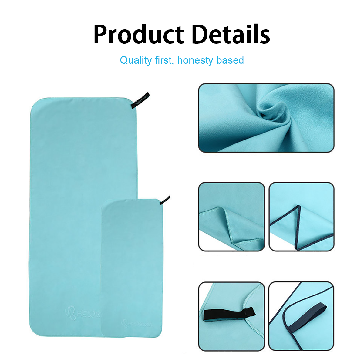 Quick Drying Woven For Multiple Scenes Microfiber Sports Towel