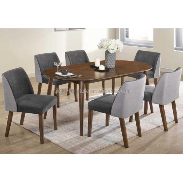 Professional Wooden Dinning Table Sets with Multiple Functions Solid Wood Material 90*180cm Siz