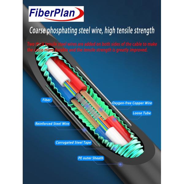 GDTS PSP Armored Hybrid Fiber Optic Cable And Electrical Cable