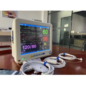 12.1 Inch TFT LCD Screen Portable Cardiac Patient Monitor ECG SPO2 NIBP Vital