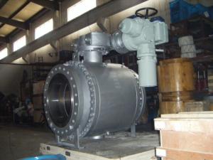 China Soft Seat 16 Inch 600LB Trunnion Mounted Ball Valve on sale