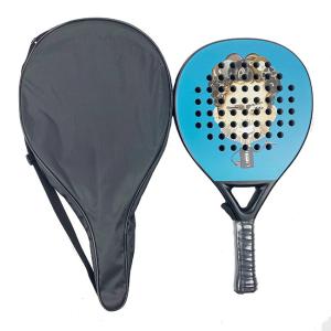 Custom Beach Paddle Ball Racket Oem Blue Padel Racket Professional