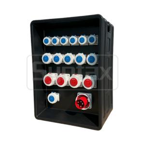 Syntax MD4 Three Phase 125A IP67 Waterproof HDPE Power Distro With Schneider