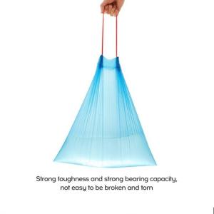 Embossed Surface Handling 13 Gallon Drawstring Odor Controlling Trash Bags