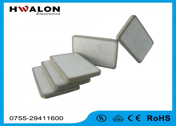 Customized Size PTC Heater Element Components , Rectangular Disk Surface Polish