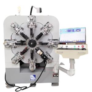 Automatic Multi-Function CNC Spring Machine with 12 Axes Servo Motors and 100m