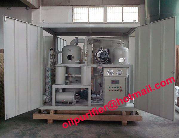 Quality High Voltage Double Staged Vacuum Transformer Oil Regeneration and Degassing System for sale