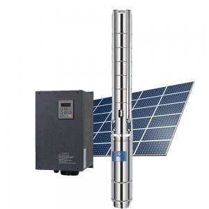 95m3/H 6 Inch Submersible Solar Water Pump Big Flow 20HP 380v 15000w 110m Manufactures