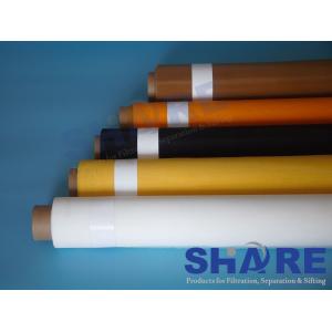90T 230 Mesh Polyester Screen Printing Mesh Yellow White Reproducible