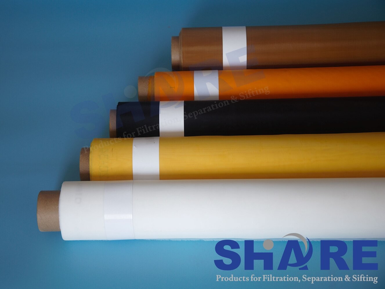  90T 230 Mesh Polyester Screen Printing Mesh Yellow White Reproducible Manufactures