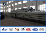 500KGS Design Load galvanized steel pipe with Bituminous Painting 30 m /s Wind