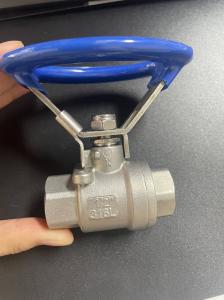  Xtv 1 Inch 2PC Stainless Steel Oval Handle Thread Ball Valve for Initial Payment Manufactures