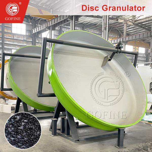 Quality Disc Granulator Fertilizer Machine 1-2T/H with PLC Control System for sale