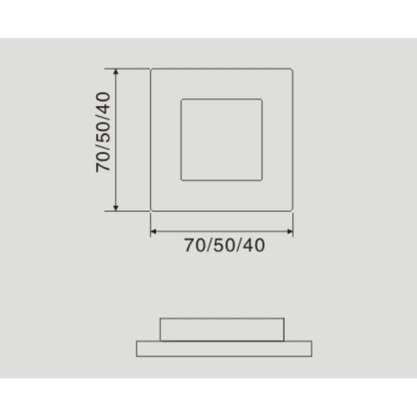 Flush SUS304 Recessed Barn Door Pull Handles