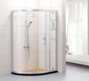 Simple Shower Enclosure Bathroom Teo Sided Glass Corner Shower Cabin Manufactures