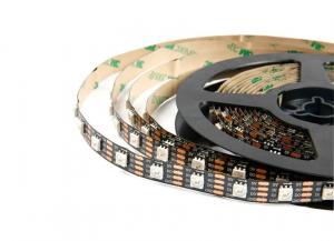 5050 Smd Flexible LED Strip Lights , WS2813 IC Programmable LED Rope Lights Manufactures