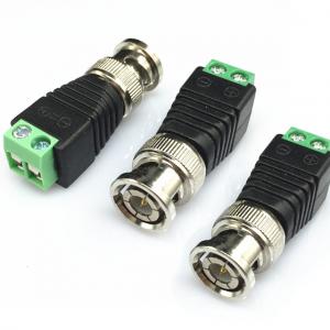  BNC Male CCTV Video   Thermometer Coaxial Cable Balun Manufactures