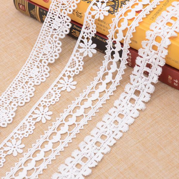 Guipure Embroidered Trim Ribbon