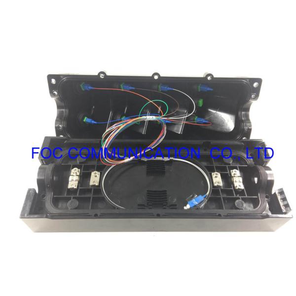 PLC Splitter Fiber Optic Termination Box IP68 Waterproof Easy Installed Pole / Wall Mount