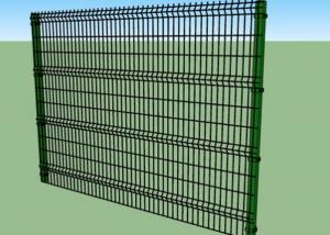  1.8m Height Vinyl Coated Welded Wire Fence Panels 4.0 / 5.0 / 6.0mm Wire Diameter Manufactures