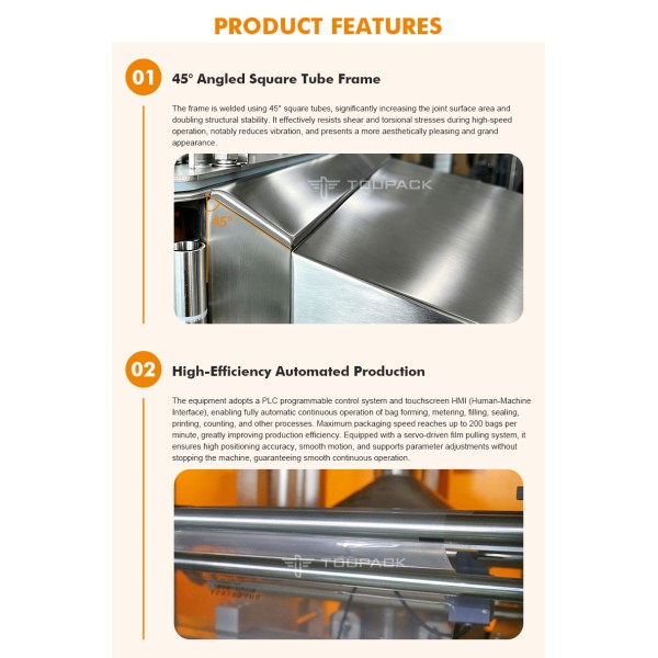 Intelligent Vertical Packaging Machine with Advanced Algorithm and Ultra-Fast Sealing Technology