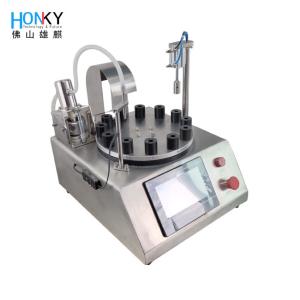 40Bpm Essence Tube Liquid Filling And Capping Machine With Cap Pressing Function