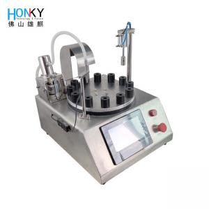  Perfume Sample 1.5ml Vial Filling And Capping Machine With High Precision Piston Pump Manufactures
