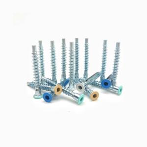 Countersunk Head Hexagonal Socket Screw Self Tapping Roller Thread Straight