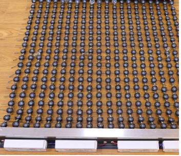 See Through Programmable Led Mesh Screen Video Wall P50 P80